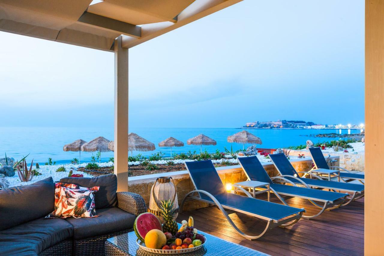 Espera Luxury Beach Front Residence With Pool & Bbq, By Thinkvilla Rethimnon Buitenkant foto