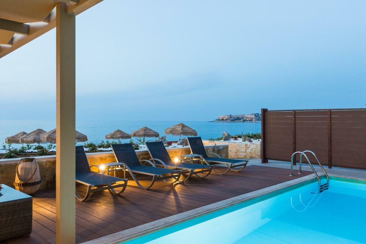 Espera Luxury Beach Front Residence With Pool & Bbq, By Thinkvilla Rethimnon Buitenkant foto